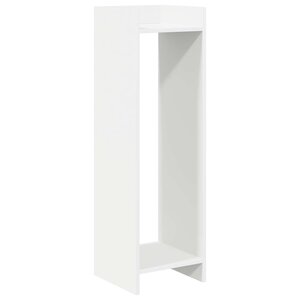 vidaXL Support de Plante Blanc 30 x 30 x 100 cm Bois d'ingénierie