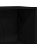 vidaXL Étagère Chêne noir 60 x 24 x 176 cm Bois d'ingénierie