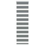 vidaXL Store zèbre gris foncé largeur du tissu 45 9 cm polyester