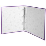 Classeur rembordé polypropylène 4 anneaux 30mm - A4 - Violet x 20 EXACOMPTA