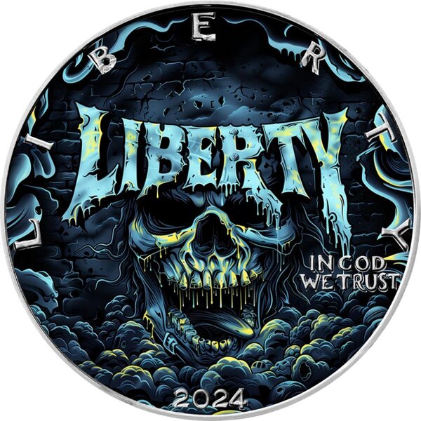 Pièce de monnaie en Argent g 31.1 (1 oz) Millésime 2024 Album Covers LIBERTY
