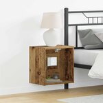 vidaXL Étagère flottante Marron 40 x 28.5 x 40 cm Bois d'ingénierie