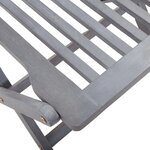 vidaXL Chaises pliables d'extérieur lot de 4 Bois d'acacia solide