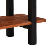 vidaXL Table console Marron 110 x 30 x 75 cm Bois d'acacia massif