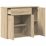 vidaXL Buffet Chêne sonoma 88x30x70 cm Bois d'ingénierie