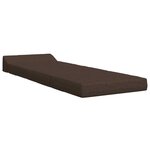 vidaXL Canapé-lit pliable Taupe 200 x 70 x 10 cm Tissu