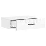 vidaXL Table d'appoint murale 59 x 34 5 x 17 cm Bois d'ingénierie