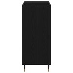 Meuble de rangement vidaXL Noir Chêne 84 5x38x89 cm Bois d'ingénierie