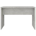 vidaXL Ensemble de coiffeuse Gris béton 86 5x35x136 cm