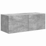vidaXL Meuble TV mural 2 Pièces Béton 60 x 31 x 29.5 cm Bois d'ingénierie