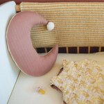 Coussin bébé demi-lune 30 x 40 cm - Beige