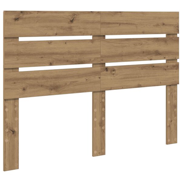 vidaXL Tête de lit Chêne artisanal 140 cm Bois d'ingénierie