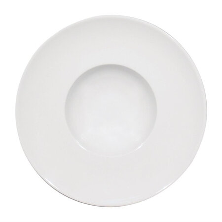 Assiette restaurant napoli ø 240 mm - lot de 6 - saturnia -  - porcelaine