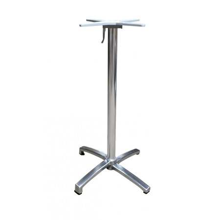 Pied de table bistrot aluminium pour mange debout - h 108 cm -  - aluminium