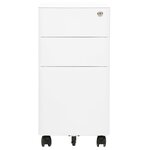 vidaXL Classeur mobile Blanc 30x45x59 cm Acier