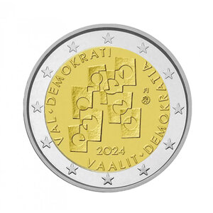 2 euros commémorative Finlande 2024 - Elections et Démocratie.