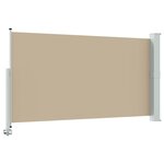 vidaXL Auvent latéral 100  polyester fer acier