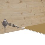vidaXL Auvent vertical Beige 60x1000 cm Tissu oxford