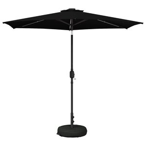 vidaXL Parasol de jardin avec lumières LED et base 270 x 270 cm
