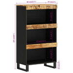 vidaXL Armoire latérale 60x33x107 cm bois massif de manguier