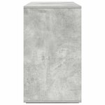 vidaXL Buffet Gris béton 135 x 41 x 75 cm Bois d'ingénierie