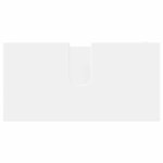 vidaXL Ensemble de mobilier de salle de bain avec tiroir 3 Pièces Blanc