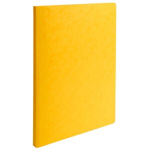 Chemise A Dos Rainé Carte Lustrée 400gm2 - 24x32cm - Jaune - X 50 - Exacompta