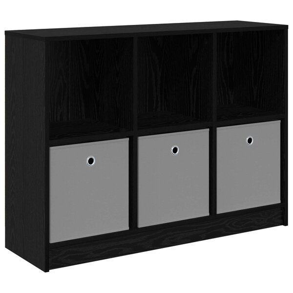 vidaXL Buffet Chêne noir 102 x 32 x 73 5 cm