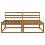 vidaXL 2 Pièce Sofa de milieu extérieur Naturel 158 x 83 x 73 cm