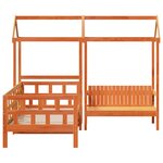 vidaXL Ensemble de lit de jour avec toit sans matelas 90x190 cm
