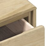 vidaXL Buffet SAUDA chêne 80x43x75 5 cm bois massif de pin