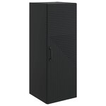 vidaXL Armoire Murale Noir 33 x 34 5 x 90 cm Bois d'ingénierie