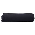 vidaXL Membrane géotextile noir 1 x 50 m fibre de polyester