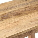 vidaXL Bureau 180x120x76 cm Bois de manguier massif