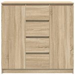 vidaXL Buffet et tiroirs chêne sonoma 100 5x35x98 5 cm bois ingénierie