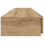 Tiroirs de lit vidaXL en chêne artisan - 180x36 5x16 5 cm en bois d'ingénierie