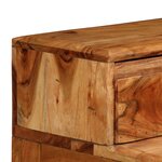 vidaXL Bureau avec tiroirs Bois massif 88 x 50 x 90 cm