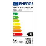 KONSTSMIDE Applique à LED réglable en haut et en bas Cremona 3x3 W