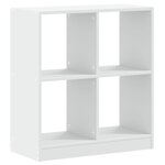 vidaXL Bibliothèque blanc 68 5x32x75 cm bois d'ingénierie