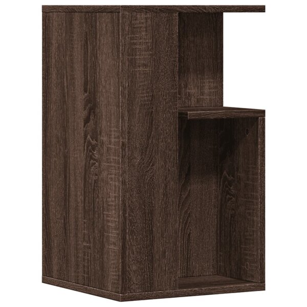 vidaXL Table d'appoint chêne marron 35x35x60 cm bois d'ingénierie