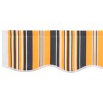 vidaXL Toile de rechange pour store banne Multicolore 400 x 200 cm