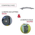 Toit décoratif soléa gris anthracite mat sablé ren 0206ms