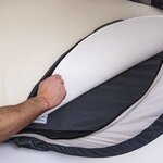 Deryan matelas pour berceau 3d welcool toddler luxe blanc