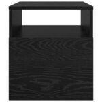 vidaXL Table d'appoint Chêne noir 40 5 x 40 x 45 cm Bois d'ingénierie
