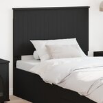 vidaXL Tête de lit Chêne noir 100 cm Bois d'ingénierie