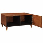 vidaXL Table basse 80 x 50 x 40 cm Bois de mangue massif