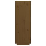 vidaXL Buffet haut Marron miel 89x40x116 5 cm Bois massif de pin