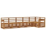 vidaXL Ensemble de canapés d'extérieur 6 pc Naturel Polyester