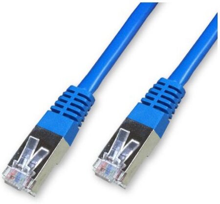 Câble/Cordon réseau RJ45 Catégorie 6 FTP (F/UTP) Droit 20m (Bleu)