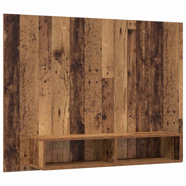 vidaXL Meuble TV mural Bois ancien 120 x 23.5 x 90 cm